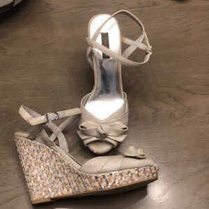 White House Black market￼ grey wedges